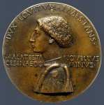 Portrait medal of Domenico Novello Malatesta - Pisanello